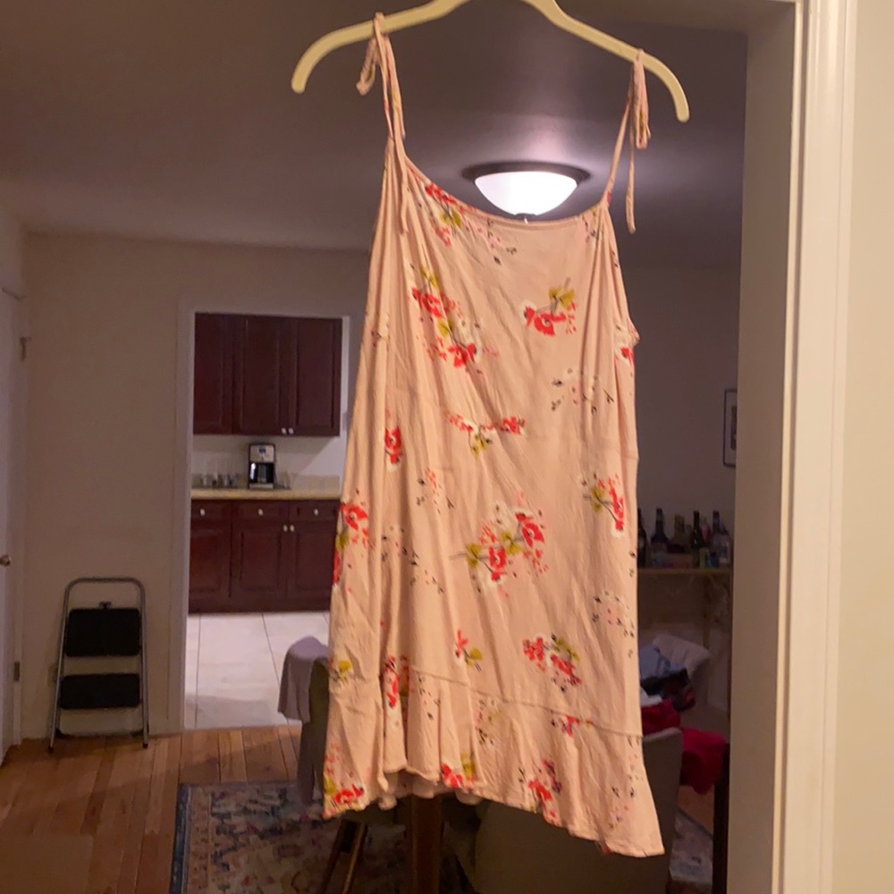 Express Pink Floral Dress
